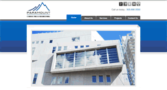 Desktop Screenshot of paramountce.com